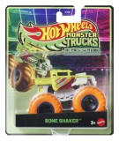 HOT WHEELS MONSTER TRUCK GLOW IN THE DARK MASINUTA BONE SHAKER CU ROTI PORTOCALII SCARA 1 LA 64 SuperHeroes ToysZone
