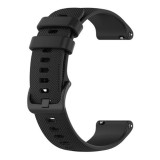 Bratara Techsuit 18mm W006 Huawei Watch GT 4 41mm W1 Honor Watch S1 Garmin Venu 2S Vivoactive 4S negru