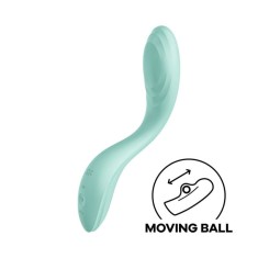 Satisfyer Rrrolling Pleasure mint (22cm) - Rrrolling Pleasure de la Satisfyer - noul vibrator inovator pentru punctul G cu o minge mobila de stimulare foto