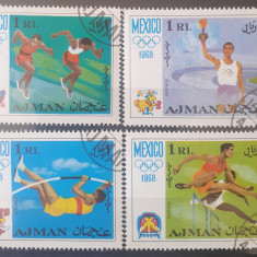 MANAMA 1968 sport J.O. MEXIC 1968 OLIMPIADA SPORT 4v. STAMPILAT