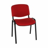 Cumpara ieftin Scaun birou rosu negru Iso 53x58x83 cm