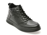 Ghete BITE THE BULLET negre, 718617, din piele naturala