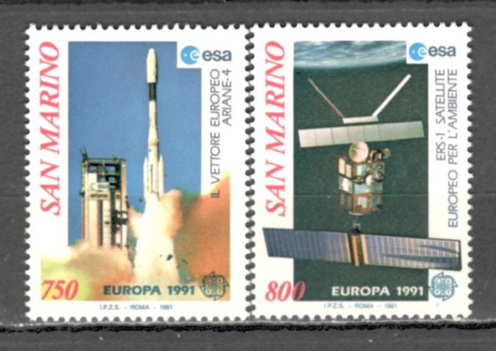 San Marino.1991 EUROPA-Cosmonautica SE.784
