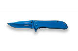 BRICEAG CU DESCHIDERE RAPIDA - FULL BLUE TITANIUM COATED - 7.5 CM, JKR