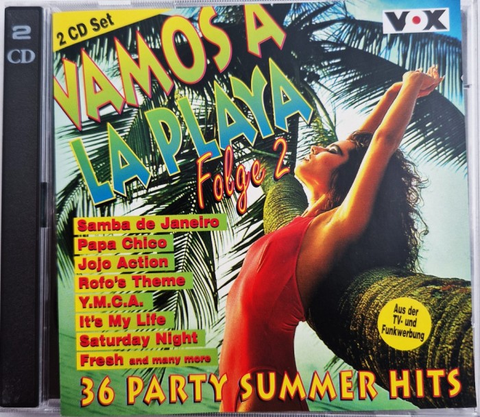various - Vamos A La Playa. frolge 2 NM / NM dublu cd muzica euro dance