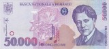 Bancnota Romania 50000 Lei 1996, aUNC, Colectie