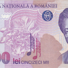 ROMANIA 50000 LEI 1996 aUNC