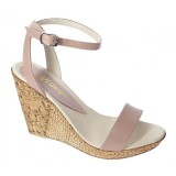 Sandale Dama Piele Naturala cu Platforma 10cm GKR Ciucaleti - Elegante, Confortabile, Fabricate in Romania - S107NUD