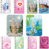 Cumpara ieftin Set 10 carnete Romantic 100%: doua carnete cu spira 12 x 16 cm, 100 foi