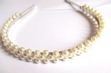 Tiara Mireasa Ivory 15mm - Bijuterii Nunta, Ocazii Speciale