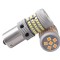 Set 2 Becuri auto LED 12V, 1156, BA15S P21W 180 , 78LED, Alb Rece, Marsarier, Lumini de zi, Pozitii, BZRSH