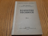POVESTIRI STIINTIFICE - Ion Ionescu - Editura Universul, 1944, 231 p.