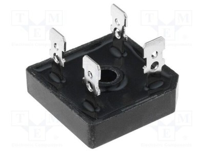 Punte redresoare monofazată DC COMPONENTS 400V 35A BR-25 foto