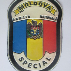 Emblema cauciucata 100 x 70 mm Armata Nationala Moldova:Fortele Speciale