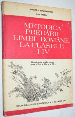 Metodica predarii limbii romane la clasele I- IV Ioan Serdean 1993 foto