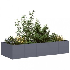 vidaXL Jardinieră Antracit 200x80x40 cm Oțel 860754
