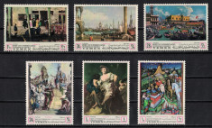 YEMEN 1968 - Picturi, Venetia / serie completa MNH foto