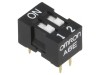 Comutator DIP-SWITCH 2 Secțiuni ON-OFF 24VDC