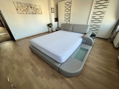 Protectie saltea jersey RestShield Coneltex, dimensiuni 140-160x200 cm, dreptunghiulara, culoare alba foto