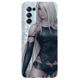 Husa compatibila cu Oppo A72 5G model Nier Automata A2, Silicon, TPU, Viceversa, Transparent, Carcasa
