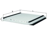 Filtru polen habitaclu MAHLE LA 8 Citroen Peugeot Berlingo Jumpy Xantia Xsara ZX
