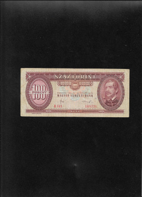Ungaria 100 forint 1984 seria168731 foto