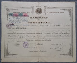 Certificat / diploma Chisinau 1939 Conservatorul de muzica si arta dramatica