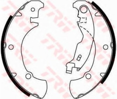 Set saboti frana FIAT MAREA Weekend (185) (1996 - 2007) TRW GS8654 foto
