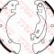 Set saboti frana FIAT MAREA Weekend (185) (1996 - 2007) TRW GS8654