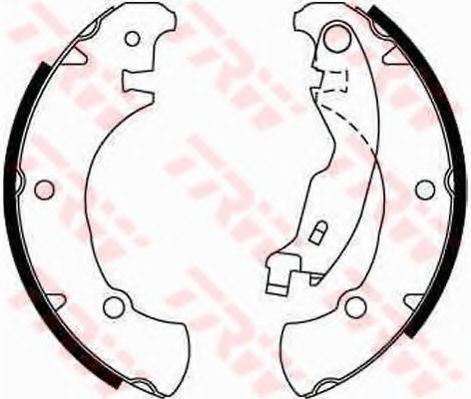 Set saboti frana FIAT MAREA Weekend (185) (1996 - 2007) TRW GS8654