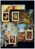 Congo 1978 - Rubens, pictura, arta, serie 4 colite neuzate