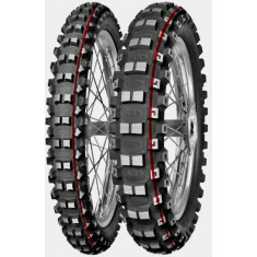 Anvelopa cross/enduro Mitas 100/90-19 Terra Force - Mx Mh Medium Hard Red