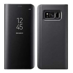 Husa de protectie Clear View Standing pentru Samsung Galaxy S10 PLUS - Black