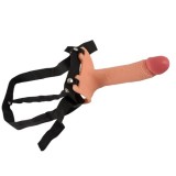 Dildo strap-on scobite - Realistixxx Strap-on cu Dildo Realist Scobit din Silicon Prelungeste Penisul cu 5,5 cm