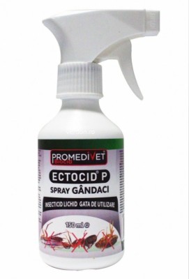 SOLUTIE GANDACI, GATA PREPARATA, ECTOCID SPRAY, 150ML foto