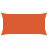 Cumpara ieftin Panza parasolar, portocaliu, 2x4 m, HDPE, 160 g/m&sup2;