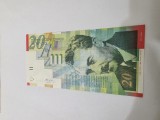 bancnota israel 20 sh 2014