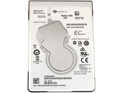 hdd Hard Disk Laptop Seagate Mobile ST2000LM007 2TB 2 terra foto