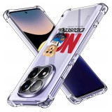 Husa antisoc pentru xiaomi redmi note 14 pro+, airbag pro, clear, no excuses