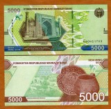 !!! UZBEKISTAN - 5.000 SUM 2021 - P NEW - UNC