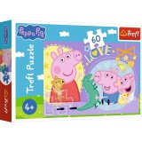 PUZZLE TREFL 60 PEPPA PIG PURCELUSUL FERICIT PEPPA