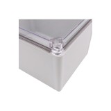 Cutie de joncțiune etanșă din plastic ABS, etanșă, IP67, impermeabilă, pentru proiecte DIY, transparentă, 150x200x130mm