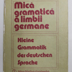 MICA GRAMATICA A LIMBII GERMANE de EMILIA SAVIN , 1985