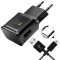 Incarcator pentru Samsung A11 A12 Fast Charger TA200EBE-DG970BBE Type C 1M Negru