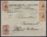 ROMANIA 1906 REGELE CAROL I PLIC CU ANTET FRANCAT CIRCULAT 1906 BUCURESTI, Stampilat