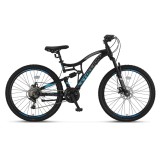Bicicleta MTB Umit Stallion 2D, Full Suspension, SHM, 21 viteze, roata 29&quot;, cadr... Cod:52951180001