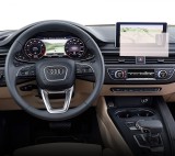 Folie Protectie Navigatie Audi A4 2016-2018, Duragon, protectie Display Navigatie, silicon Transparent, Anti-zgarieturi, kit instalare