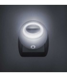 Lampa de veghe cu LED si senzor de lumina alba 1 LED /1W diametru 8, Phenom