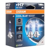 Set 2 becuri halogen Osram H7 12V 80W Cool Blue Boost 5500K PX26d