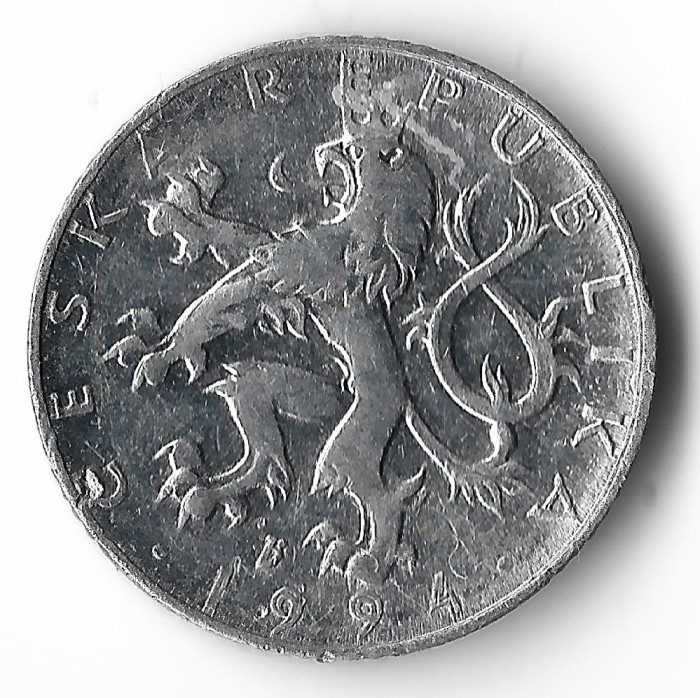 Cehia 50 hal&eacute;řů 1994